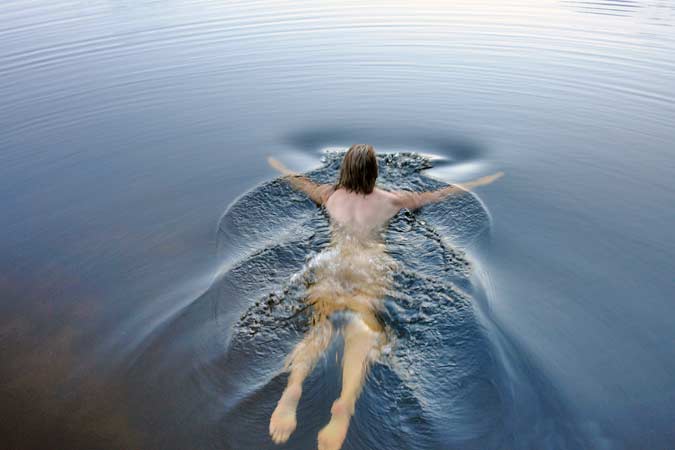 naturistisch zwemmen in Finland - naturisme recreatie