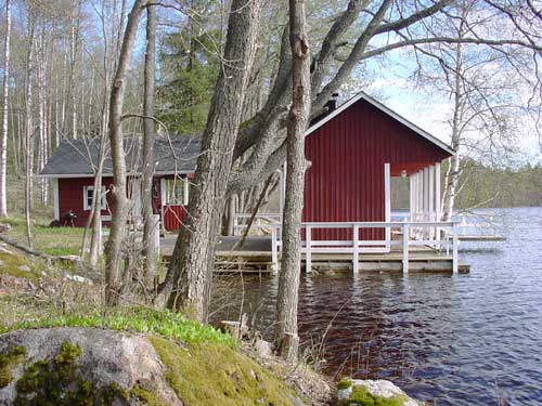 Spring cottages and sauna holidays - vacations in your own cottage in south east Finland - experience the Finnish spring at Penttil&auml; Gardens.